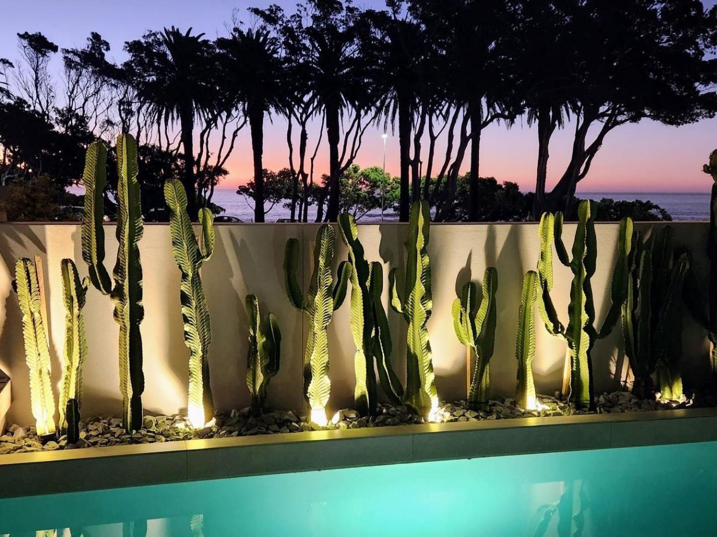 South Beach Camps Bay Boutique Hotel Fokváros Kültér fotó Landscape lighting