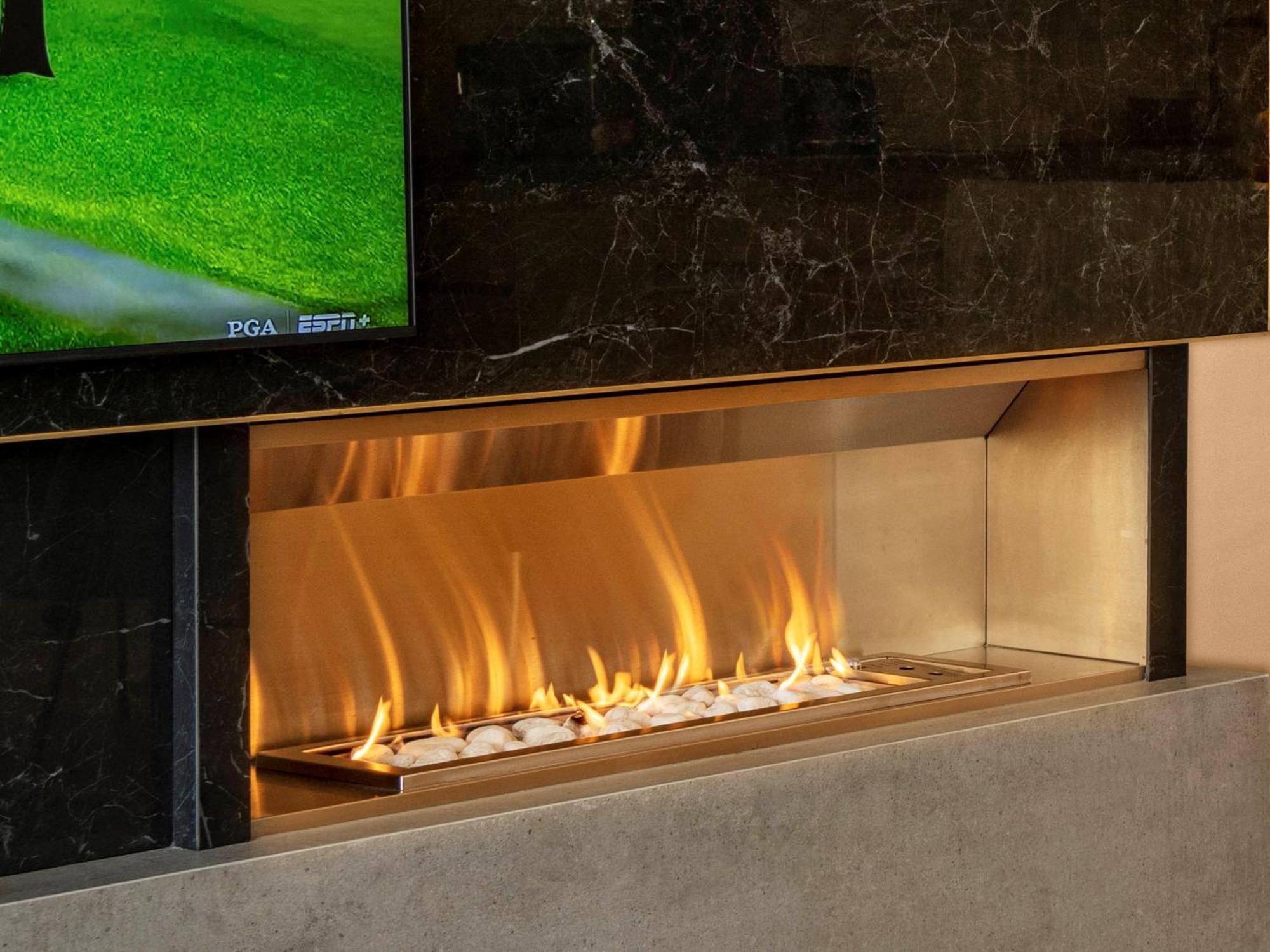 South Beach Camps Bay Boutique Hotel Fokváros Kültér fotó A bioethanol fireplace